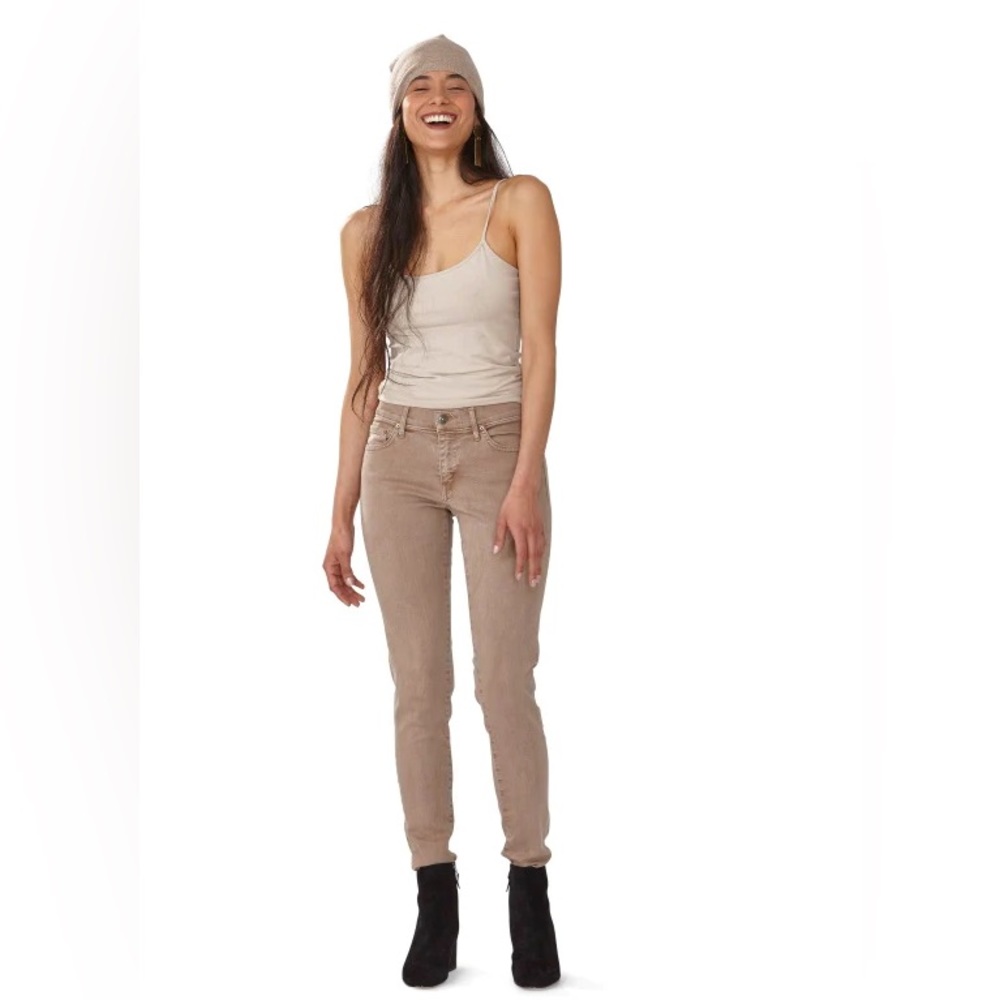 Free people corduroy tan khaki skinny jeans pants low rise  sz 30